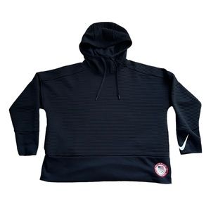 Nike Black Hoodie with White Logo